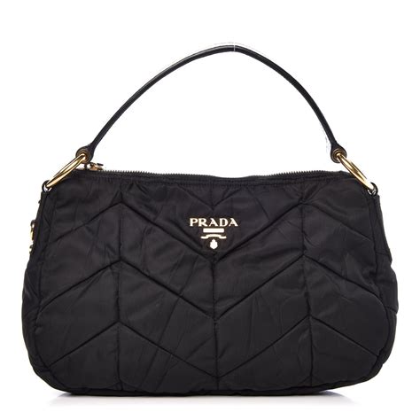 prada tessuto black nylon backpack|Prada padded nylon shoulder bag.